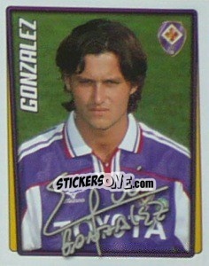 Sticker Ezequiel Gonzalez - Calcio 2001-2002 - Merlin