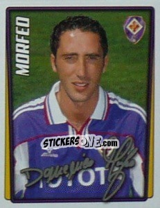 Cromo Domenico Morfeo - Calcio 2001-2002 - Merlin