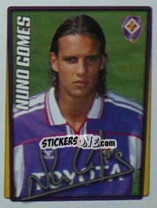 Figurina Nuno Gomes - Calcio 2001-2002 - Merlin