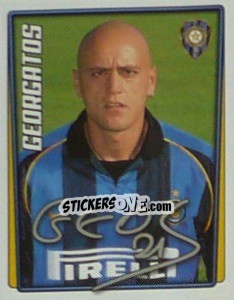 Cromo Grigorios Georgatos - Calcio 2001-2002 - Merlin