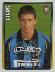 Figurina Nelson Vivas - Calcio 2001-2002 - Merlin