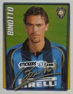 Figurina Jonatan Binotto - Calcio 2001-2002 - Merlin