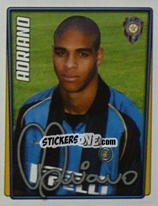 Figurina Adriano - Calcio 2001-2002 - Merlin