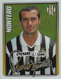 Figurina Paolo Montero - Calcio 2001-2002 - Merlin