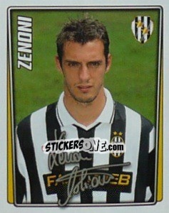 Figurina Cristian Zenoni - Calcio 2001-2002 - Merlin