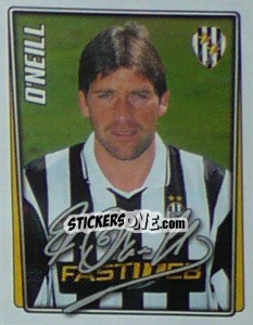 Cromo Fabian O'Neill - Calcio 2001-2002 - Merlin