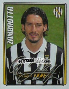 Sticker Gianluca Zambrotta