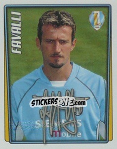 Sticker Giuseppe Favalli - Calcio 2001-2002 - Merlin