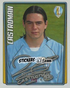 Figurina Lucas Castroman - Calcio 2001-2002 - Merlin