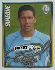 Sticker Diego Simeone - Calcio 2001-2002 - Merlin