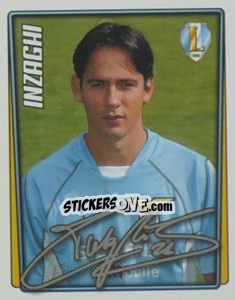 Sticker Simone Inzaghi - Calcio 2001-2002 - Merlin