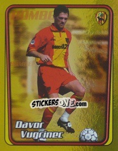 Sticker Davor Vugrinec (Il Bomber) - Calcio 2001-2002 - Merlin