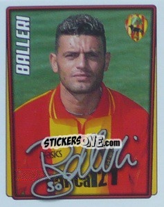 Figurina David Balleri - Calcio 2001-2002 - Merlin