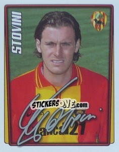 Figurina Lorenzo Stovini - Calcio 2001-2002 - Merlin