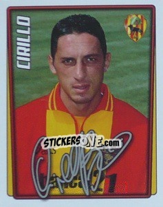 Figurina Bruno Cirillo - Calcio 2001-2002 - Merlin
