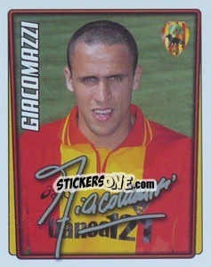 Sticker Guillermo Giacomazzi - Calcio 2001-2002 - Merlin