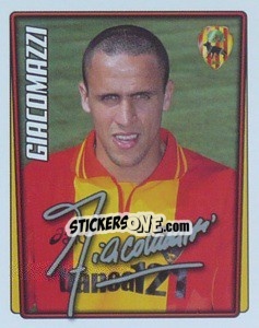 Figurina Guillermo Giacomazzi - Calcio 2001-2002 - Merlin