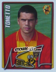 Figurina Max Tonetto - Calcio 2001-2002 - Merlin