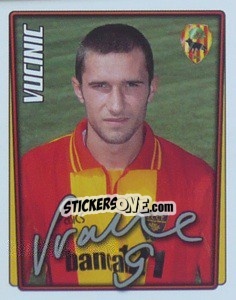 Sticker Mirko Vucinic - Calcio 2001-2002 - Merlin