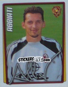 Figurina Christian Abbiati - Calcio 2001-2002 - Merlin