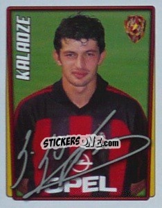 Sticker Kakhaber Kaladze - Calcio 2001-2002 - Merlin