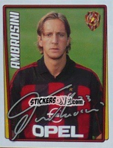 Sticker Massimo Ambrosini - Calcio 2001-2002 - Merlin