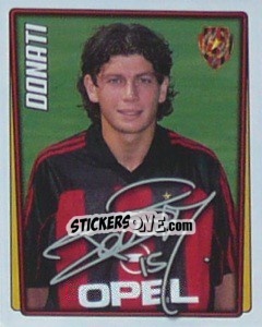 Figurina Massimo Donati - Calcio 2001-2002 - Merlin