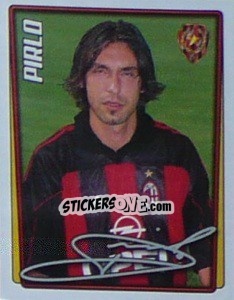 Sticker Andrea Pirlo - Calcio 2001-2002 - Merlin