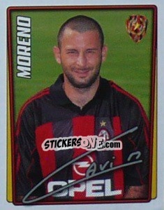 Sticker Javi Moreno - Calcio 2001-2002 - Merlin