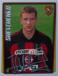 Cromo Andriy Shevchenko - Calcio 2001-2002 - Merlin