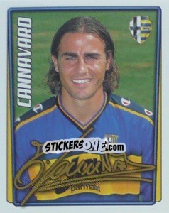Sticker Fabio Cannavaro - Calcio 2001-2002 - Merlin