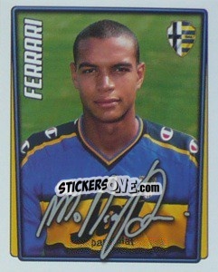 Sticker Matteo Ferrari - Calcio 2001-2002 - Merlin