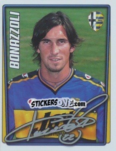 Sticker Emiliano Bonazzoli - Calcio 2001-2002 - Merlin