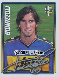 Figurina Emiliano Bonazzoli - Calcio 2001-2002 - Merlin