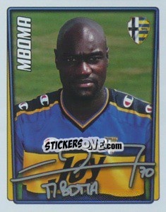 Sticker Patrick Mboma - Calcio 2001-2002 - Merlin