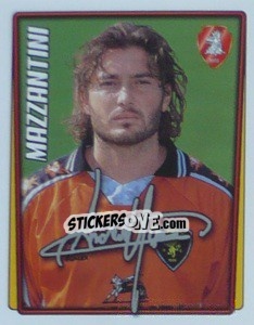 Figurina Andrea Mazzantini - Calcio 2001-2002 - Merlin