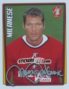 Sticker Mauro Milanese - Calcio 2001-2002 - Merlin