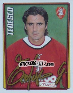 Sticker Giovanni Tedesco - Calcio 2001-2002 - Merlin