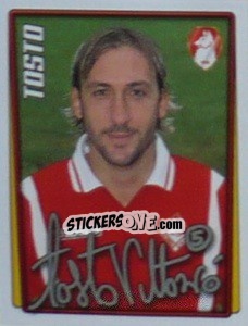 Sticker Vittorio Tosto - Calcio 2001-2002 - Merlin