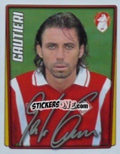 Figurina Carmine Gautieri - Calcio 2001-2002 - Merlin