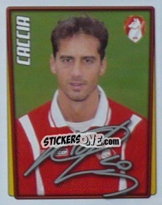 Sticker Nicola Caccia - Calcio 2001-2002 - Merlin