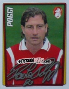 Sticker Paolo Poggi - Calcio 2001-2002 - Merlin