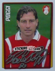 Cromo Paolo Poggi - Calcio 2001-2002 - Merlin