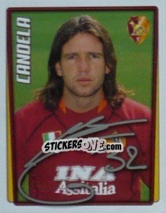 Cromo Vincent Candela - Calcio 2001-2002 - Merlin