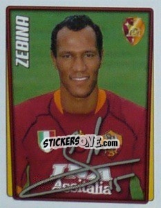 Figurina Jonathan Zebina - Calcio 2001-2002 - Merlin