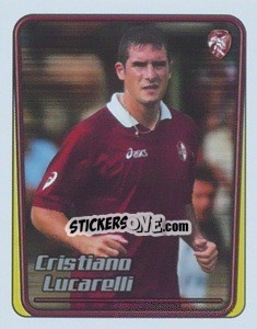 Figurina Cristiano Lucarelli (Superstar) - Calcio 2001-2002 - Merlin