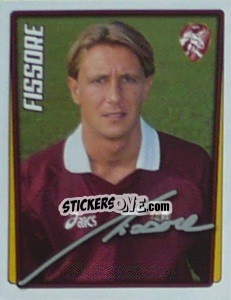 Sticker Riccardo Fissore - Calcio 2001-2002 - Merlin