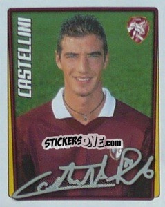 Sticker Paolo Castellini - Calcio 2001-2002 - Merlin
