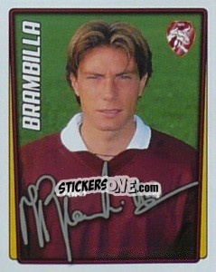 Sticker Massimo Brambilla - Calcio 2001-2002 - Merlin