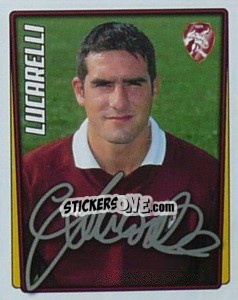 Figurina Cristiano Lucarelli - Calcio 2001-2002 - Merlin